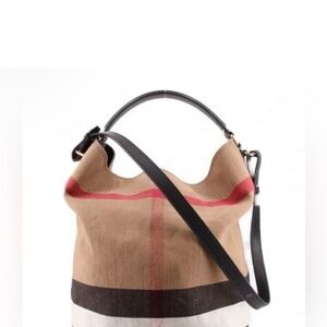 Burberry Ashby House Check Bag with Pochette